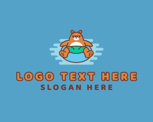 Wildlife - Lifebuoy Bear Sunglass logo design