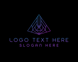 Tech - Pyramid Tech Agency logo design