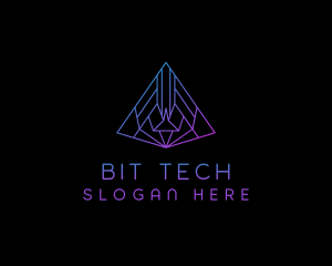 Pyramid Tech Agency logo design