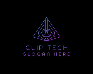 Pyramid Tech Agency logo design