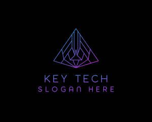 Pyramid Tech Agency logo design