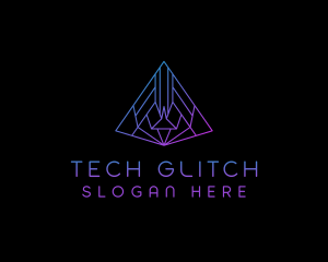 Pyramid Tech Agency logo design