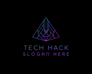 Pyramid Tech Agency logo design