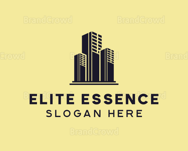 Office Space Building Realty Logo