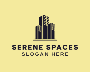 Office Space Building Realty logo design