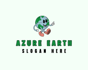 Planet Earth Globe logo design