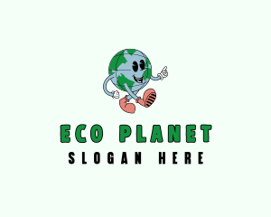 Planet Earth Globe logo design