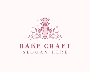 Floral Baking Baker logo design