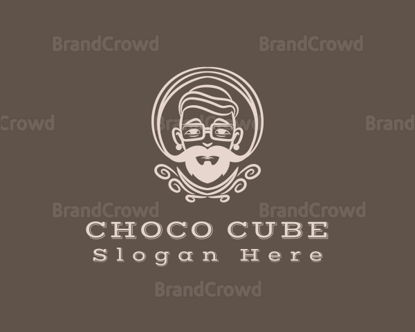 Beard Mustache Hipster Logo