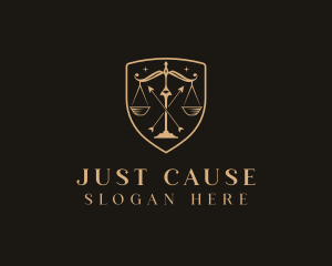 Paralegal Justice Shield logo design