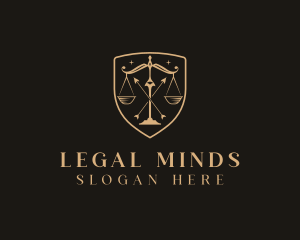 Jurist - Paralegal Justice Shield logo design