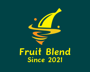 Smoothie - Banana Smoothie Slush logo design