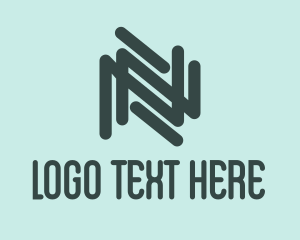 N - Modern Letter N Company logo design