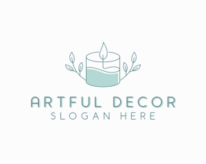 Spa Candlelight Decor logo design