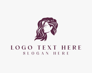 Woman - Woman Hairstylist Salon logo design