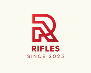 Red Abstract Letter R logo design