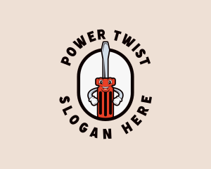 Screwdriver - Screwdriver Handyman Repair logo design