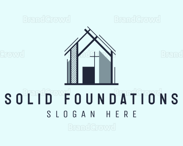 Construction House Structure Logo