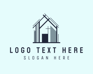 Construction House Structure logo design