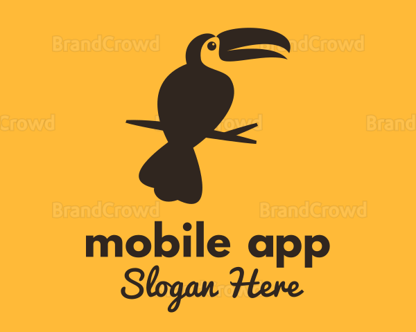 Tropical Toucan Bird Logo