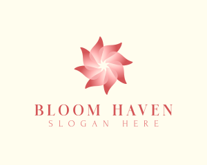 Bloom Flower Petal logo design