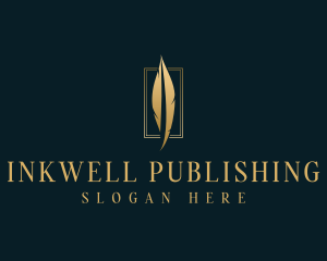 Publishing - Publishing Writing Feather logo design