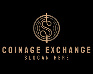 Coinage - Crypto Financing Letter S logo design