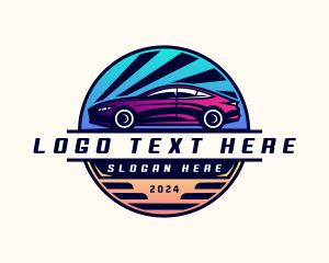 Garage - Racing Car Automobile logo design