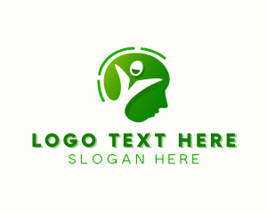 Cognitive Therapy - Psychology Mental Health Wellness logo design