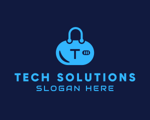 Commerce - Tech Bag Security logo design