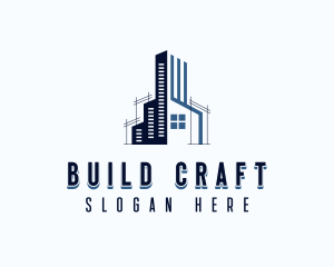 Building Architect Construction logo design