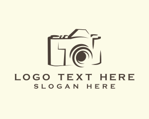 Vlog - Camera Photography Image logo design