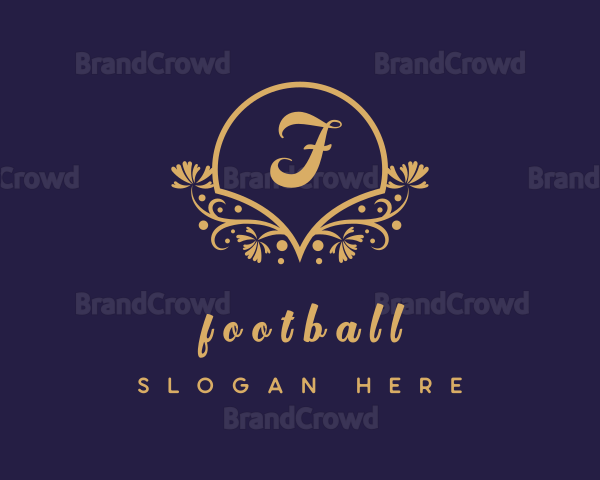 Decorative Floral Boutique Logo