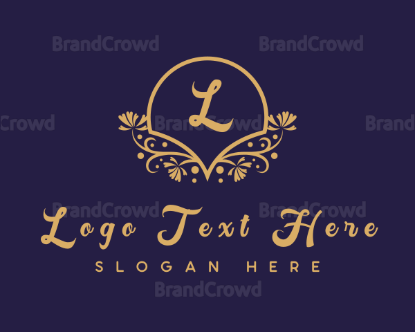 Decorative Floral Boutique Logo