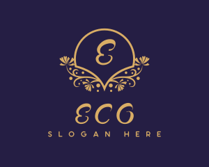 Decorative Floral Boutique Logo