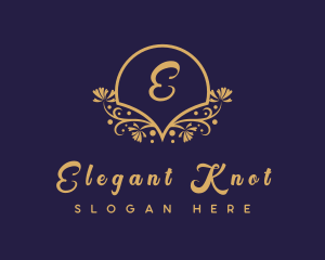 Decorative Floral Boutique logo design