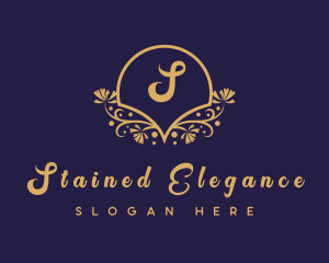 Decorative Floral Boutique logo design