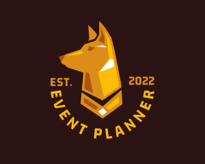Gold Hound Dog   Logo