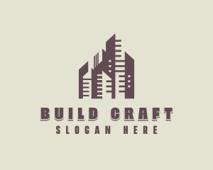 Skyscraper Tower Building logo design