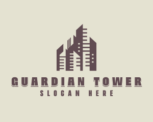 Skyscraper Tower Building logo design