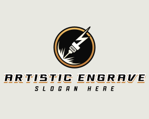 Industrial Engraving Machine logo design