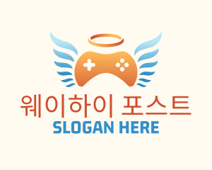 Holy Angel Gamepad logo design