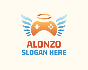 Holy Angel Gamepad logo design