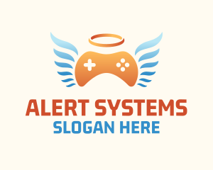 Holy Angel Gamepad logo design