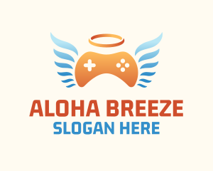 Holy Angel Gamepad logo design