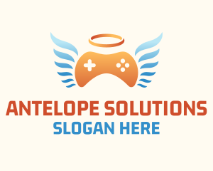 Holy Angel Gamepad logo design