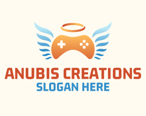 Holy Angel Gamepad logo design