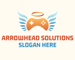 Holy Angel Gamepad logo design