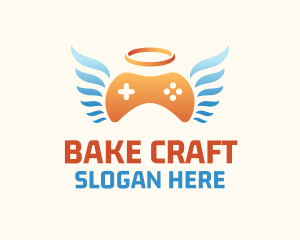 Holy Angel Gamepad logo design