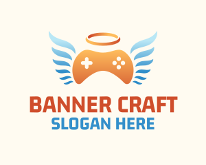 Holy Angel Gamepad logo design